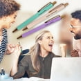 thumbnail image 3 of Pen Three Piece Ballpoint Pen Cool Women's Pen Pen Diary Pen Cute Pen Set 5ml Small Pen Calligraphy Pen Nibs And Ink Click Pen Ballpoint Hover Pen Fine Point Ink Pens Retractable Cool Pens for Men, 3 of 3
