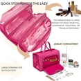thumbnail image 2 of Bolsa de maquillaje Royalfair, enrollable, impermeable, rosa, para mujer, 2 of 9
