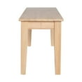 thumbnail image 4 of Pemberly Row Modern / Contemporary Wood Dining Bench-Blonde Oak, 4 of 7