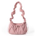 thumbnail image 3 of Bolso Fruncido Diseñador Hombro Nylon Moda Bolso Bandolera para Mujer Gris, 3 of 6