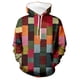 thumbnail image 4 of Men's Print Plush Warm Coat Fleece Sweater Casual Coat Pocket Sweater Autumn Winter CoatXL, 4 of 5