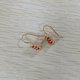 thumbnail image 5 of Exquisite Yellow Gold Color Earrings Trendy Female Wedding Jewelry Luxury Red Crystal Earrings For Women Flower Drop Earrings----Z1597--Product code 7 Z1597, 5 of 5