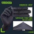thumbnail image 3 of Guantes desechables de nitrilo SLICK KIT de 4 mm, sin látex, 1000 XL, 3 of 6