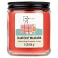 thumbnail image 2 of Mainstays Single-Wick Twist Glass Jar Scented Candle, Cranberry Mandarin, 7oz., 2 of 9