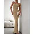 thumbnail image 5 of Liacowi Women Chemise Nightdress Solid Color Lace Trim Sleeveless Bodycon Long Dress Cami Dress Nightgown Sleepwear Slips Nightie, 5 of 8