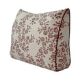 thumbnail image 2 of Linnome Printed Wedge Pillow Triangular Back Support Cushion for Sofa Bed Chair Floral Design, 2 of 6