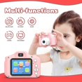 thumbnail image 2 of Kids Camera For Girls, 1080p Hd 2.0 Inch Screen Kids Digital Camera With 32gb Sd Card, Birthday Christmas Kids Toy Gift Selfie Kids Camera For 3-12 YePink, 2 of 5