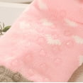 thumbnail image 3 of Women's Plush Fleece Slipper Socks with Non-Slip Grips, Thermal Fuzzy Boot Socks, Cozy Indoor/Outdoor Slippers US 5-11, 3 of 4