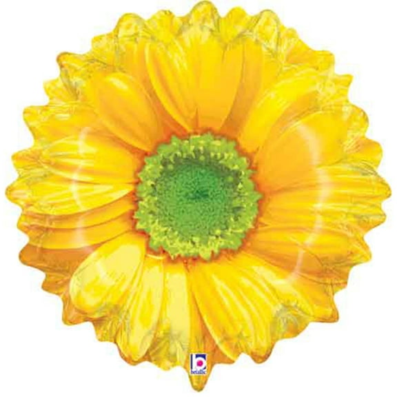 Yellow Bright Bloom Flower Balloon 24"