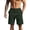 Army Green, variant on JoveMarine Men's Straight Leg Cargo Shorts with Zipper Pockets, Loose Fit Casual Work Shorts for Outdoor, Exercise and Daily Wear Army Green L