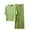 Green, variant on Pajama Sets for Women 2 Piece Short Sleeve Mock Neck Top Wide Leg Pants Casual Sets Soft Comfy Loungewear