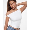 thumbnail image 3 of Remera INLYRIC Inbarely Soft Hombros Descubiertos Blanco Nieve S, 3 of 5
