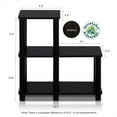thumbnail image 4 of Furinno Turn-N-Tube Adult Hallway, Kitchen Adjustable 3-Tiers CARB grade composite wood Storage Shelves, 4 of 7