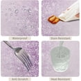 thumbnail image 4 of 60x84inches Ombre Light Purple Tablecloth Dripping Glitter Printed Lavender Rectangle Table Cover Reusable Decorative Shiny Tablecloths for Wedding Birthday Banquet Dinner Party Supplies, 4 of 7