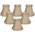 thumbnail image 2 of Royal Designs, Inc. Decorative Inverted Corner Trim Bell Chandelier Shade CS-714WH-6, White, 3 x 5 x 4.5, Pack of 6, 2 of 4