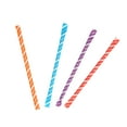 thumbnail image 2 of Candy Straws, 2.75 Ounce Bags (Pack of 2), Pixie Sticks, Sour Filled Candy Straw 4 Flavors, The Hampton Candy Company, 2 of 4