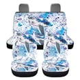 thumbnail image 5 of HUISEFOR 4 Pieces Car Seat Covers Full Set Breathable Soft Front and Back Seat Covers Protectors Elastic Easy to Installation Universal Fit for Most Cars SUVs, Sea Turtle, 5 of 6
