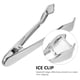 thumbnail image 3 of WRITWAA 1Ud Pinza Para Y Hielo De Acero Inoxidable Con Antideslizante Plateada, 3 of 8