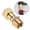 Gold, variant on Pressure Washer Adapter - Brass M22 Male Female Connector, 360° Swivel Anti-Kink Fitting for Car Wash Garden Hose (Gold)