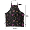 thumbnail image 2 of Kdxio Heart and Stars Apron with Pockets Adjustable Kitchen Aprons for Men Women Waterproof Aprons for Cooking,Drawing,Crafting, Baking Household Cleaning, 2 of 8