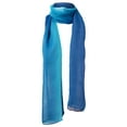 thumbnail image 5 of LELINTA 63'' Women's Chiffon Scarf Lightweight Fashion Sheer Scarfs Gradient Shaded Colors Shawl Wrap Scarves,Blue, 5 of 6