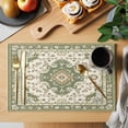 Sage Green Placemats Set of 8,Cotton Linen Fabric Place Mats,Southwest ...