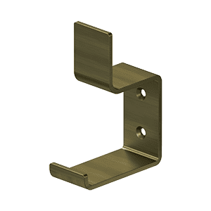 Deltana MH11U5 Heavy Duty, Modern Hook, 2-5/8" Projection in Antique Brass