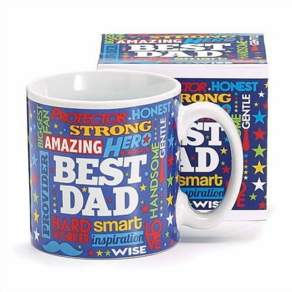 Burton and Burton Mr. Dad Ceramic Mug, Multicolor