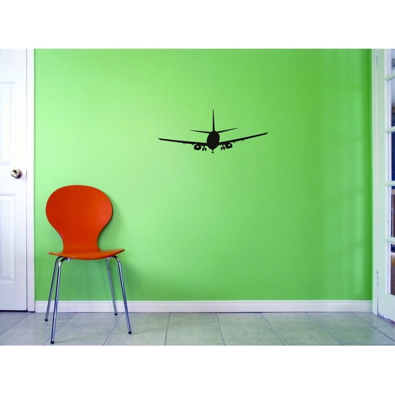 Custom Decals Airplane 10x20 Inches