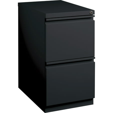 2 Drawers Vertical Steel Lockable Filing Cabinet, Black