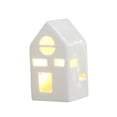 thumbnail image 2 of Casa de cerámica LED de Navidad con LED, lámpara de mesa, adorno de luz nocturna LED para mesita de noche, chimenea, baño, sala de estar , Estilo b, 2 of 8
