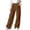 Brown, variant on Womens Sweatpants Drawstring Elastic High Waist Double Sided Fleece Pants Wide Leg Sweatpants with Pockets for Jogger Coffee
