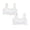 Beige 2PCS, variant on SHenli Girls Training Bras Kids Bra Longline Crop Fixed Pads Underwear for Girl Sports 9-14Y