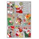 thumbnail image 1 of Ruifaya Pegatinas para ventana con copos de nieve navideños, bonitas pegatinas para ventana con diseño de Papá Noel, muñeco de nieve y ciervo para cristales, nieve y Navidad, 1 of 1