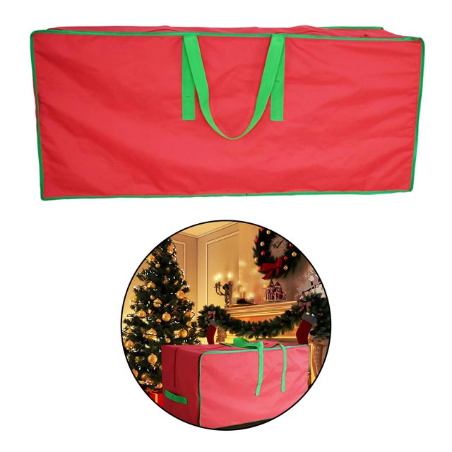 Bolsa de almacenamiento de árbol artificial, caja de almacenamiento de árbol de de 45x15x20 pulgadas, contenedor de almacenamiento de Navid Yotijar caja de almacenamiento de árbol de Navidad