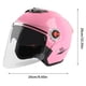 thumbnail image 4 of Motocicleta Con Visera Solar Uso Durante El Semiabierto para Adultos () Rosa, 4 of 6