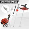thumbnail image 6 of Seipouy Powerful Gas String Trimmer,Full Functioning Guard Accessories Hedge Trimmer String Trimmers Lawn Mower 52CC Petrol Hedge Trimmer Chainsaw Brush Cutter, 6 of 11