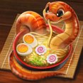 thumbnail image 2 of Cuadros Decorativos Fideos peligrosos 5D DIY Diamond Painting Kits Full Round Drill Decor (sz2759) Ehuebsd embutido en tela, 2 of 8