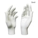 thumbnail image 5 of 2 uds joyas modelo de manos anillos de mano de maniquí multifuncionales Base de exhibición de aplicación amplia que muestra la tienda de Ropa, zapatos y accesorios Miscelánea Blanco Un par Jumpingount  AP017005-01, 5 of 6
