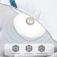 thumbnail image 4 of Reloj de alarma vibratoria silenciosa 2 modos de vibración potente despertador despertador multifuncional para sordos con discapacidad auditiva, 4 of 9