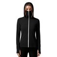 thumbnail image 5 of IUYRTFE Women's UPF 50+ Hooded Sun Protection Jacket Full Zip Long Sleeve with Face Mask and Thumbholes Lightweight Outdoor Coat, 5 of 5