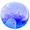 Purple, variant on Kiedle Cool Stress Ball with Glitter - Cute Sensory Squishy Squeeze Nice Fidget Squish Toy - 2.25" Ball