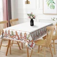 thumbnail image 3 of Duangreer Fall Cute Dwarf Print Rectangle Tablecloth, Washable Table Cover for Restaurant Picnic Indoor Outdoor, 60 x 84 Inch, 3 of 6