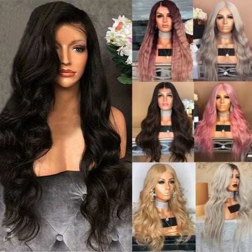 Women Synthetic Straight Long Wig Ombre Wine Red Pink Blonde Cosplay Hair Wigs Walmart Canada