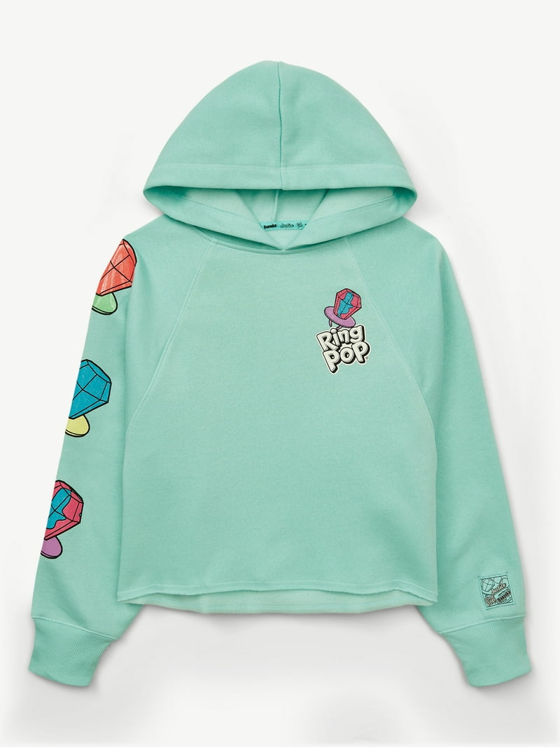 Justice Girls Candy Collab Fleece Pullover Hoodie, Sizes XS-XLP - Main Image