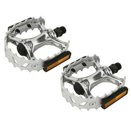 gold bicycle pedals