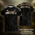 thumbnail image 4 of 2026 New Mexico Soccer Jerseys Mexico National Team Supporter Shirt, Mexican Jersey Soccer T-Shirt, Crew Neck Short Sleeve Football Tee for Sports Casual Daily Use for Adult, 4 of 8