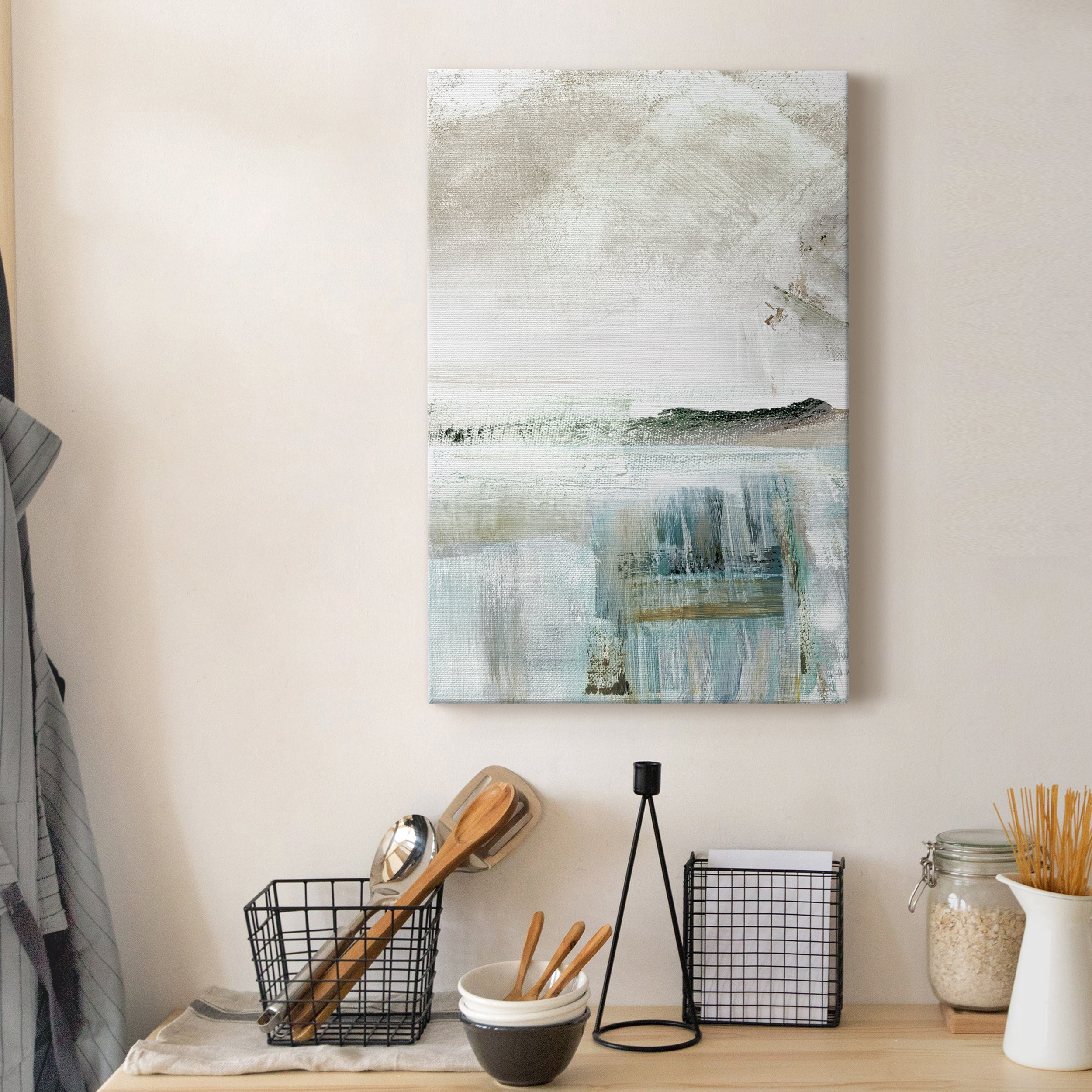 Summer Teal II Premium Gallery Wrapped Canvas - Ready to Hang - 8 x 12