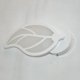 thumbnail image 3 of Lámpara de pared LED de 12 W con forma de hoja para interiores, moderna, para dormitorio, baño, porche, luz blanca cálida., 3 of 5