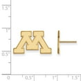 thumbnail image 2 of 10k Yellow Gold University of Minnesota Small Post Earrings, 2 of 4